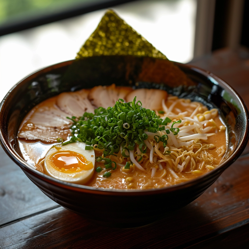 Various bowls of regional ramen styles, showcasing the diverse flavors and ingredients found throughout Japan, from miso in Hokkaido to tonkotsu in Kyushu.