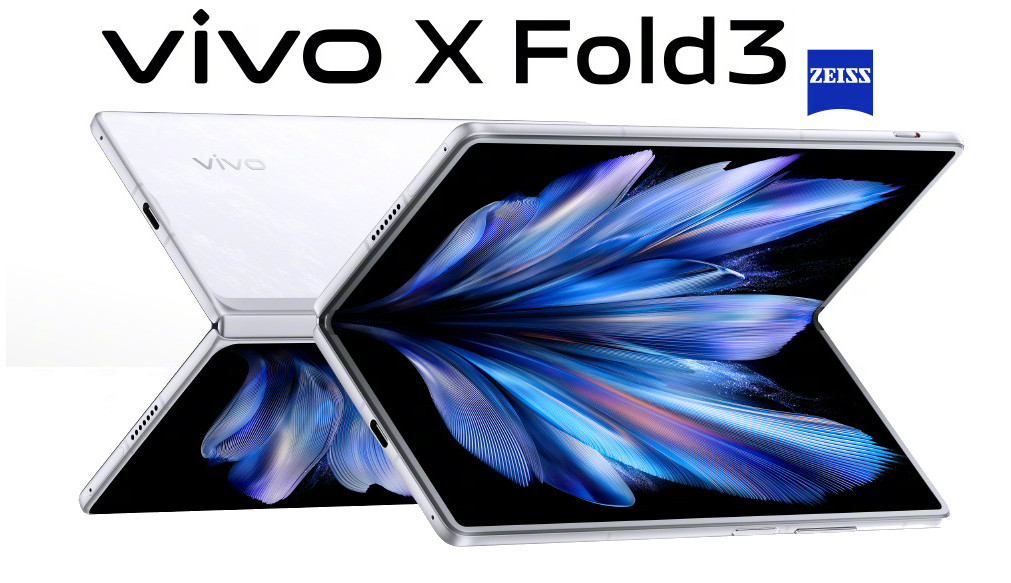 Vivo X Fold 3 Pro showcasing its sleek foldable design and vibrant display