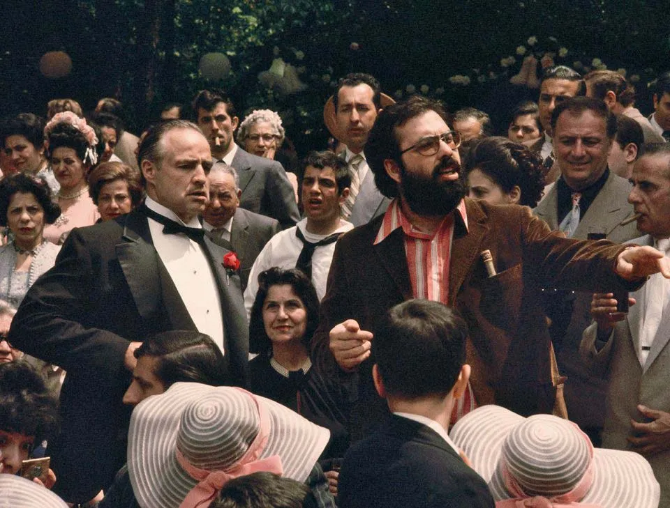 The Godfather: Marlon Brando as Vito Corleone delivering an iconic performance.