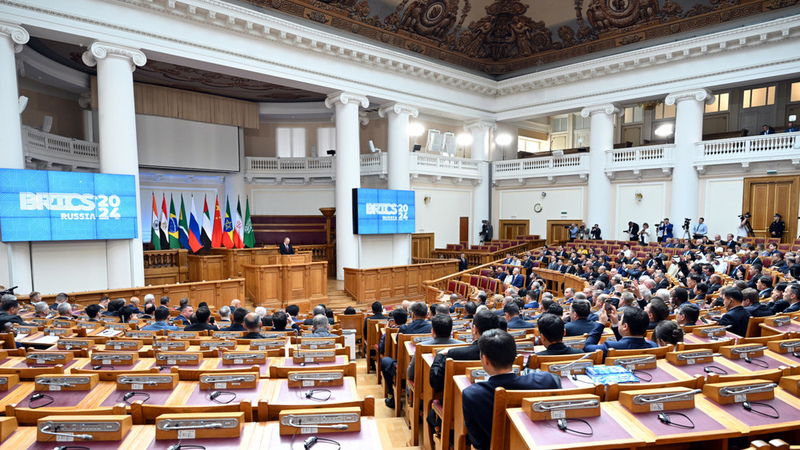 Conceptual image of BRICS Parliament building 