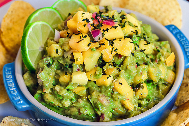 Variations of Tropical Mango Guacamole