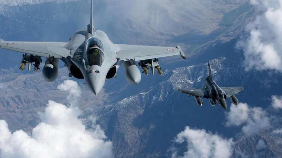 Dassault Rafale preparing for takeoff on an aircraft carrier, highlighting its versatility. 