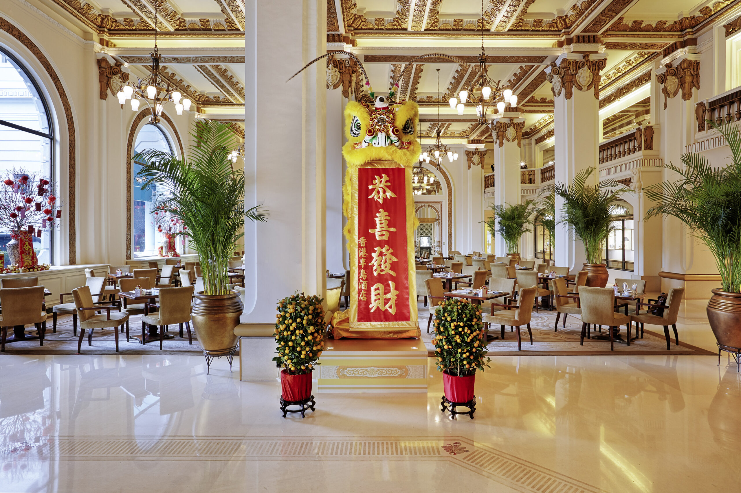 The iconic Afternoon Tea experience in The Peninsula’s elegant lobby 