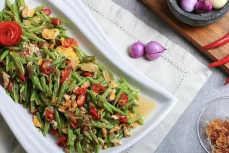 Tumis Buncis Telur